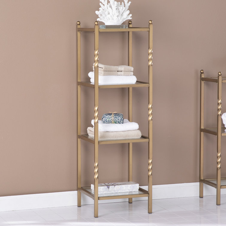 Metal Free Standing Bathroom Shelf Semis Online